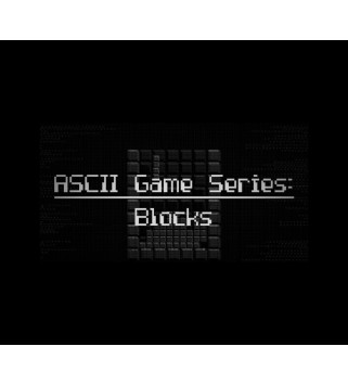 ASCII Game Series: Blocks Steam Steam Key GLOBAL